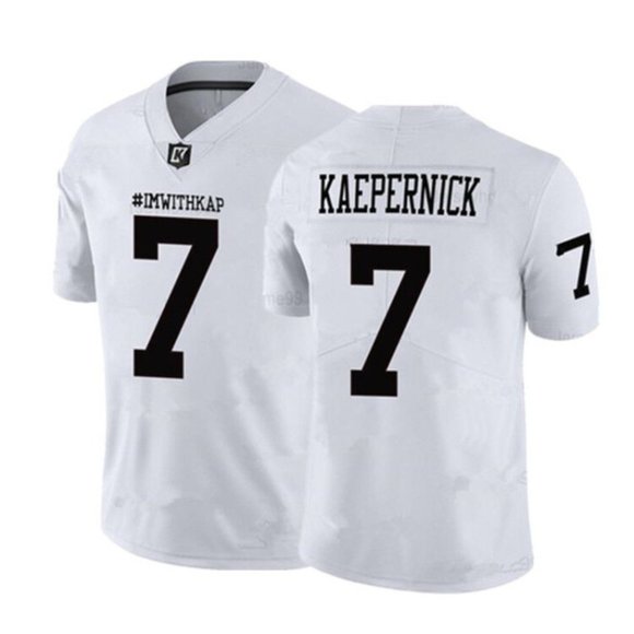 white kaepernick jersey